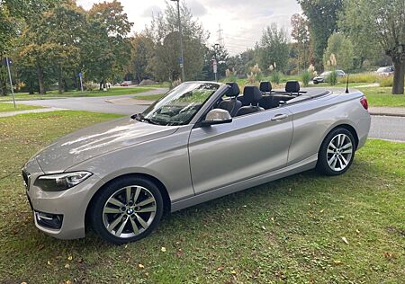 BMW 218i Cabrio Sport Line,unfallfrei,Leder,KAMERA!!