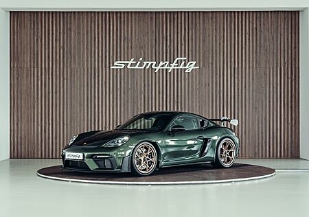 Porsche Cayman 718 GT4 RS, PTS Oakgreen, MwSt. auswb.
