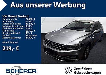 VW Passat Variant Volkswagen 1.5 TSI Business DSG NAVI APP ACC