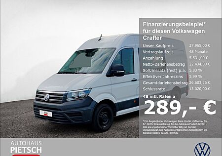 VW Crafter Volkswagen Kasten 2.0 TDI Hoch AHK PDC Holzboden