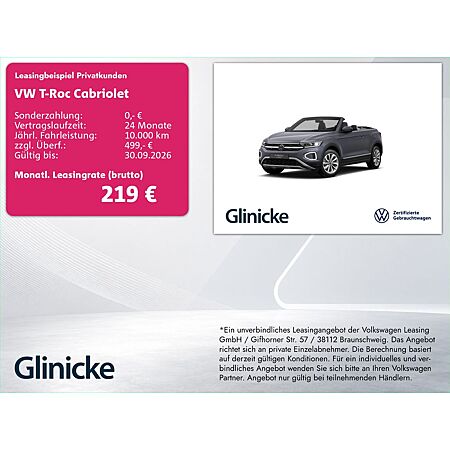 VW T-Roc leasen