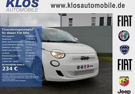 Fiat 500E ICON 42kWh PARK KOMFORTPAK NAVI ALU KLIMAAU