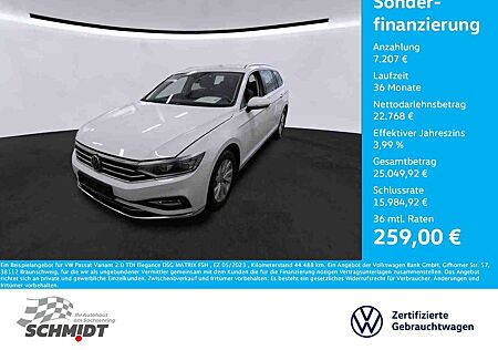 VW Passat Variant Volkswagen 2.0 TDI Elegance DSG MATRIX FSH