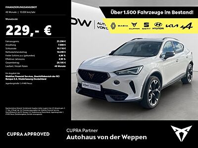 Cupra Formentor TSI DSG Navi 5JGar Kamera ACC SHZ