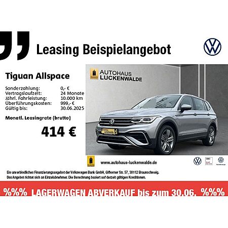 VW Tiguan Allspace leasen