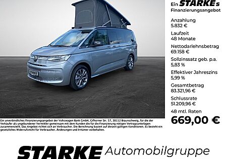 VW T4 California Volkswagen T7 California 2.0 TDI DSG Ocean Camper AHK Stan