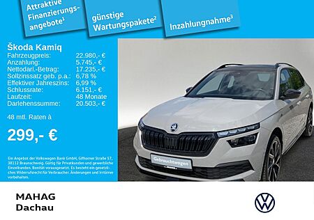 Skoda Kamiq Monte Carlo 1.5 TSI LED Navi Pano PDC DSG