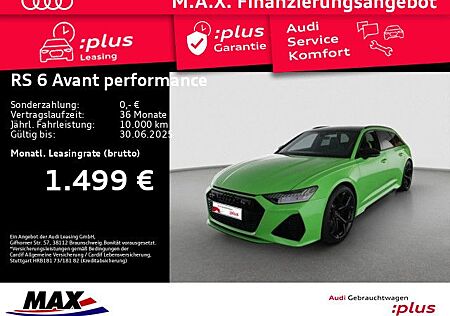 Audi RS6 RS 6 Avant PERFORMANCE HD-MATRIX+WABEN+PANO+AHK+