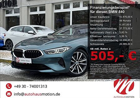 BMW 840 d xDrive Coupe Navi Kamera LED HUD Leder Par