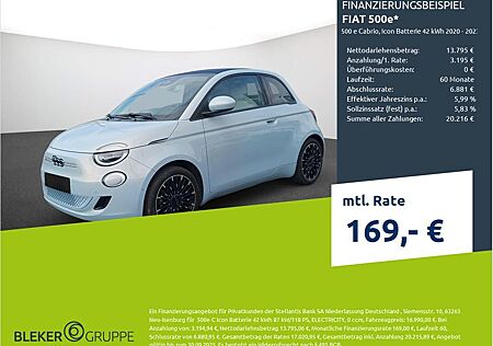 Fiat 500E 500 e Cabrio, Icon Batterie 42 kWh 2020 -