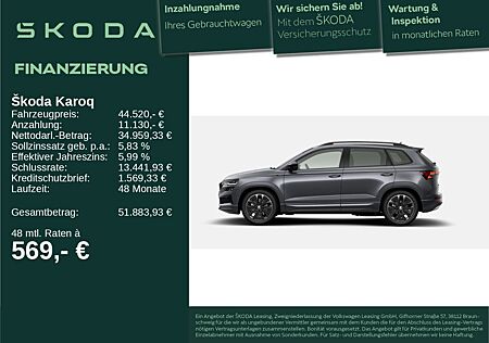 Skoda Karoq Sportline 2.0 TDI DSG AHK LED NAV E-KLAPPE