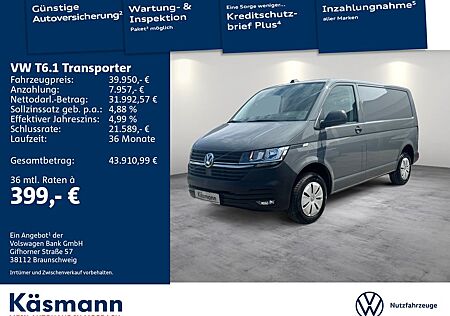 VW T6 Transporter Volkswagen T6.1 Transporter Kasten 2.0TDI DAB NAV SHZ KAM
