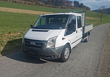 Ford Transit 2.4 TDCI Doppel-Kabine Pritsche 7-Sitzer