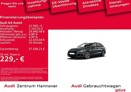 Audi A4 Avant 40 TFSI quattro S line competition plus
