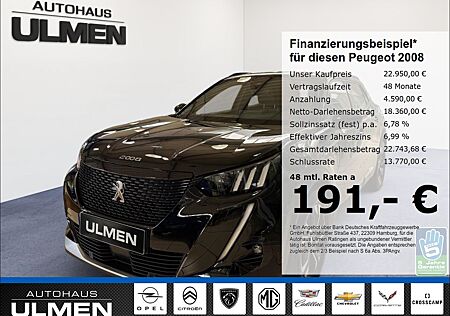 Peugeot 2008 e- Elektromotor 136 GT Navi Schiebedach Rüc