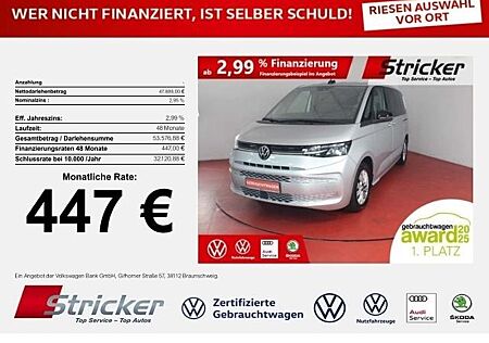 VW T7 Multivan Volkswagen Life 2.0TDI DSG 447,-ohne Anzahlung