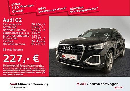 Audi Q2 35 TFSI Advanced S tronic S line Matrix AHK A