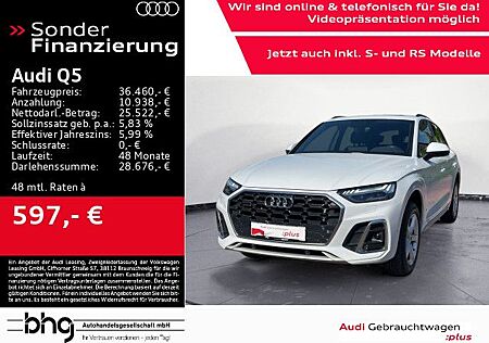 Audi Q5 55 TFSIe quattro S-line Matrix/Pano/Navi/Assi