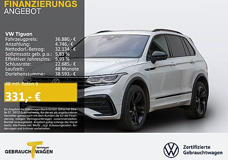 VW Tiguan Volkswagen 2.0 TSI R-LINE BLACK LEDER MATRIX ASSIST