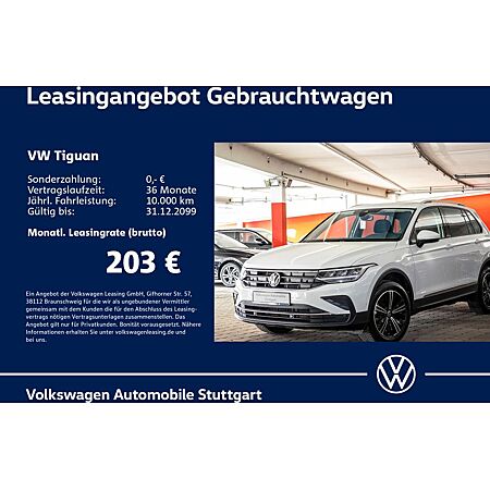 VW Tiguan leasen