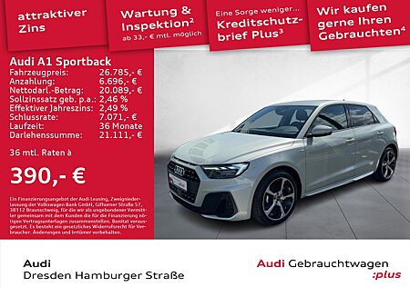 Audi A1 Sportback 25 TFSI S line LED Navi S tronic