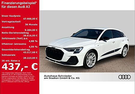Audi A3 SPORTB 40TFSIe LED+PARK+LENK+LEDER+NAVI+SLINE