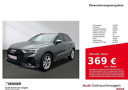 Audi Q3 S line 35 TFSI connect MMI LED Sitzhzg.