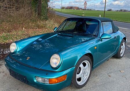 Porsche 964 Cabrio C00 DE- Fzg Wimbledon Grün Automatik