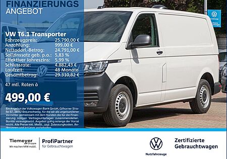 VW T6 Transporter Volkswagen T6.1 Kasten DSG AHK NAVI ACC