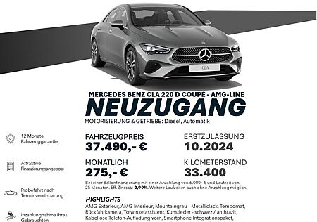 Mercedes-Benz CLA 220 d/AMG-LINE/KAMERA/TOTW/MBUX