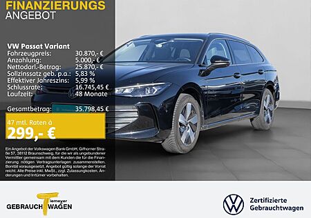 VW Passat Variant Volkswagen 1.5 eTSI DSG BUISNESS LM17 AHK NA