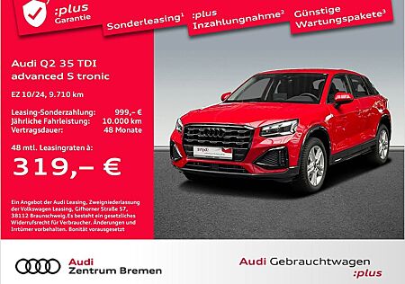 Audi Q2 35 TDI advanced S tronic NAVI AHK KAMERA PDC