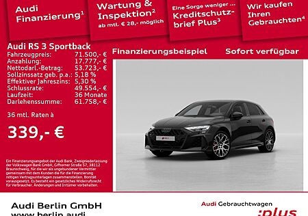 Audi RS3 RS 3 Sportback S tronic