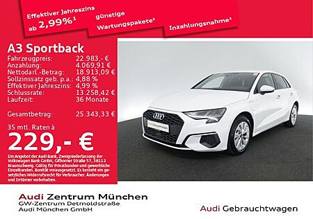 Audi A3 Sportback 40 TFSI e S tronic ACC/Navi+/Virtua