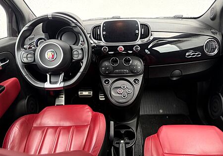 Abarth 595 Automatik, Leder rot,