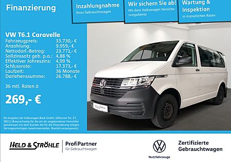 VW T6 Caravelle Volkswagen T6.1 Caravelle Trendline 2.0 TDI 9SITZE PDC
