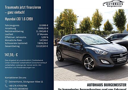 Hyundai i30 1.6 CRDI *2-Hand*Auto*PDC-hinten*PDC-Kamera