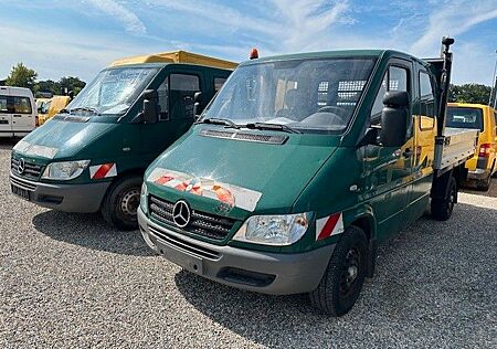 Mercedes-Benz Sprinter DOKA Pritsche Benziner grün 6Sitzer