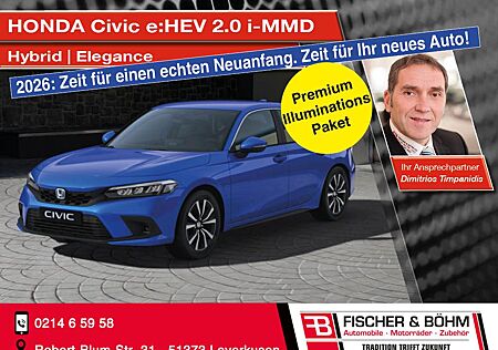 Honda Civic e:HEV 2.0 i-MMD Hybrid Elegance