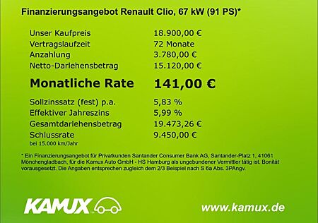 Renault Clio 1.0TCe Aut.Evolution+LED+VIRTUAL+CARPLAY