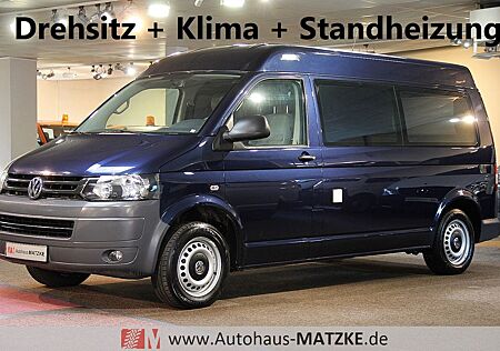 VW T5 Transporter Volkswagen T5 2.0 TDI lang Büro Hochdach Klima Standheiz.