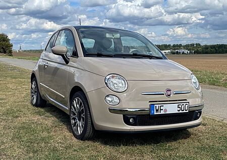 Fiat 500 1.2, Lounge, Klima, Pano, PDC, Cappuccino