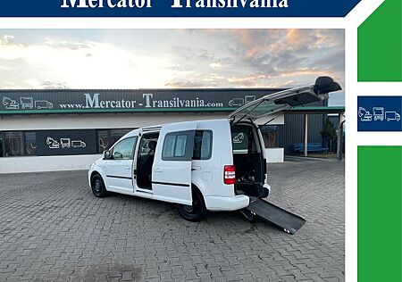 VW Caddy Volkswagen Euro 5 / 5 Sitzplätze / Rollstuhl Rampe/ Klima