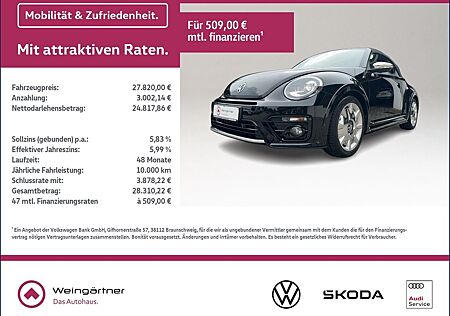 VW Beetle Volkswagen Cabriolet 2.0 TSI R-Line, Bi Xenon, Winds