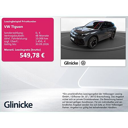 VW Tiguan leasen