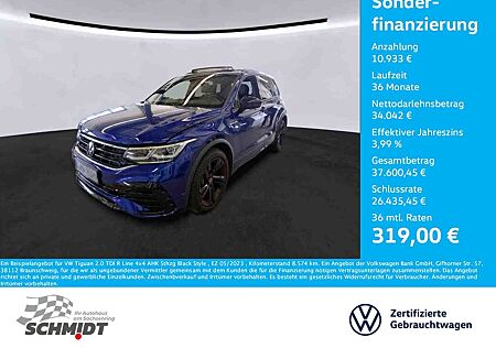 VW Tiguan Volkswagen 2.0 TDI R Line 4x4 AHK Sthzg Black Style