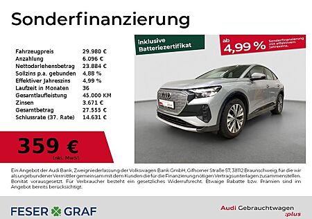 Audi Q4 e-tron Q4 Sportback e-tron advanced 50 quattro ACC RFK
