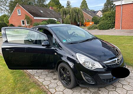 Opel Corsa schwarz Sportpaket