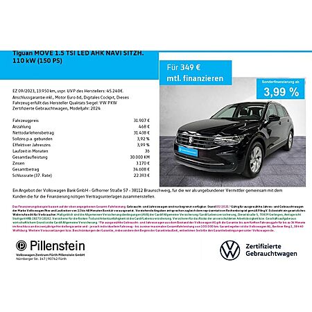 VW Tiguan leasen