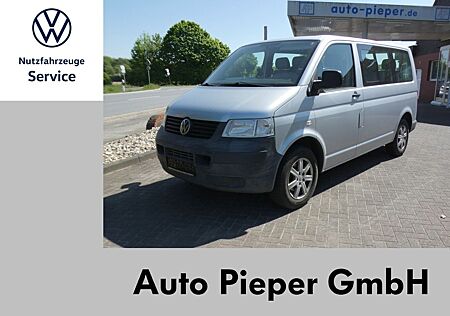 VW T5 Kombi Volkswagen 2.5TDI KR 9-Sitze AHK Klima Klima